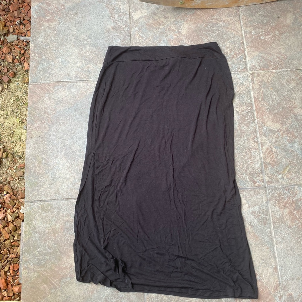 Chic Black Maxi Skirt for Women